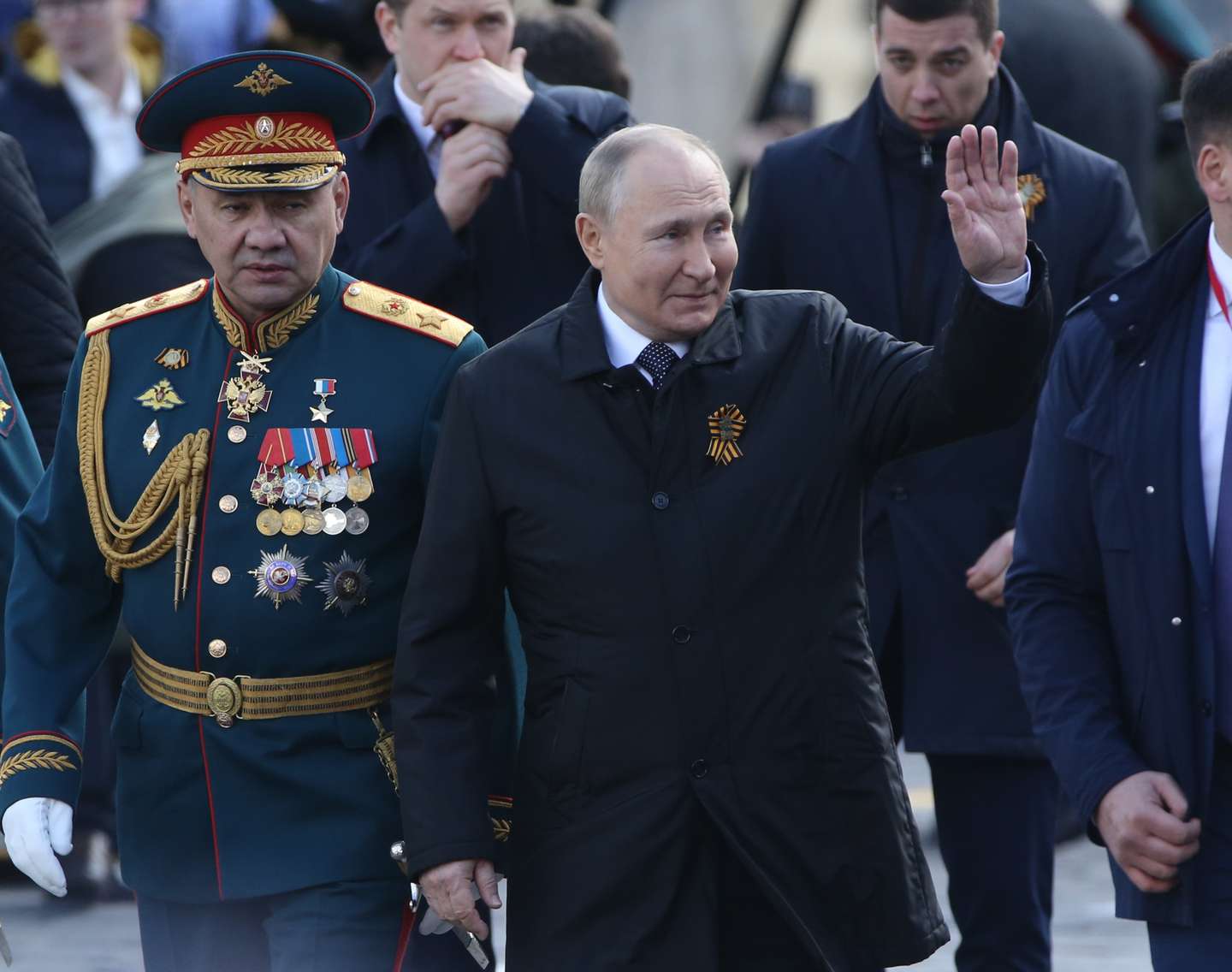 Russian President Vladimir Putin Attends 77th Victory Day With Parade On Red Square