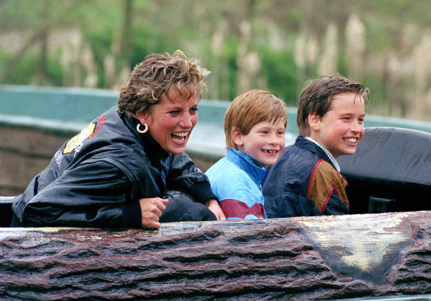 Diana, William &amp;amp; Harry At Thorpe Park