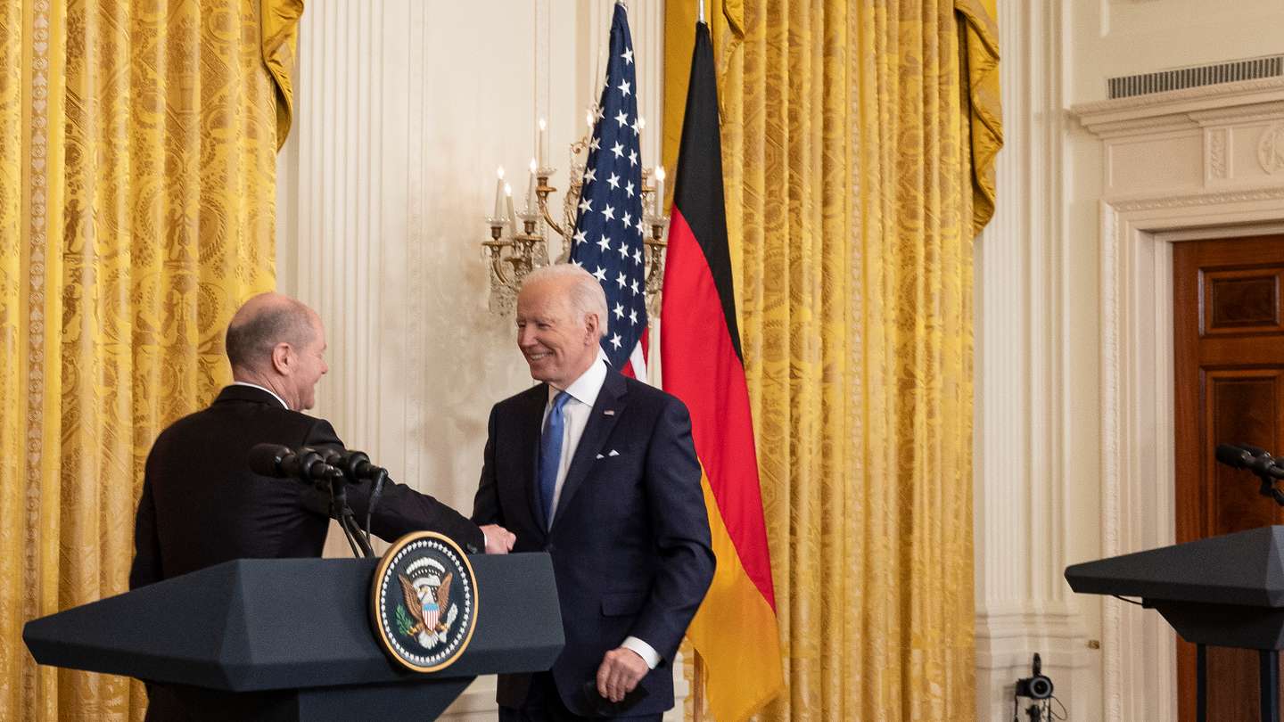 President Biden Welcomes German Chancellor Scholz To The White House