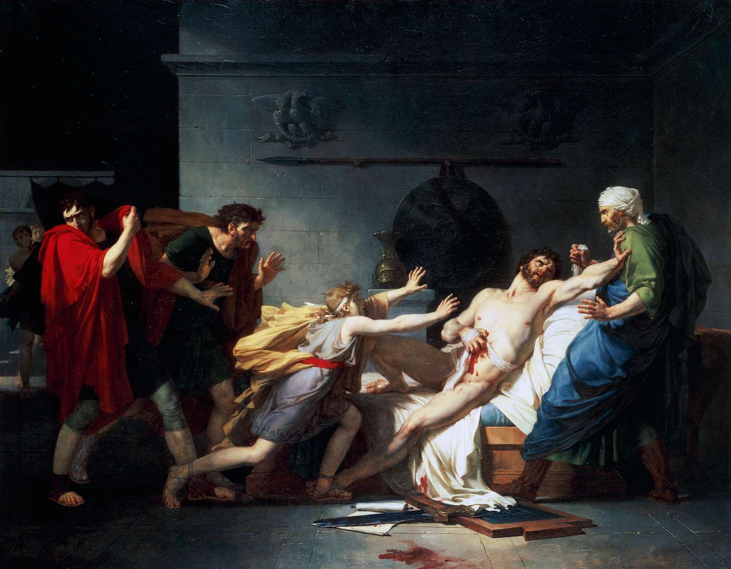 Death of Cato the Younger also known as Uticensis