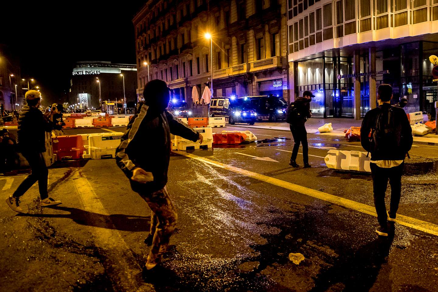 Second Night Of Riots For Pablo Hasel In Barcelona