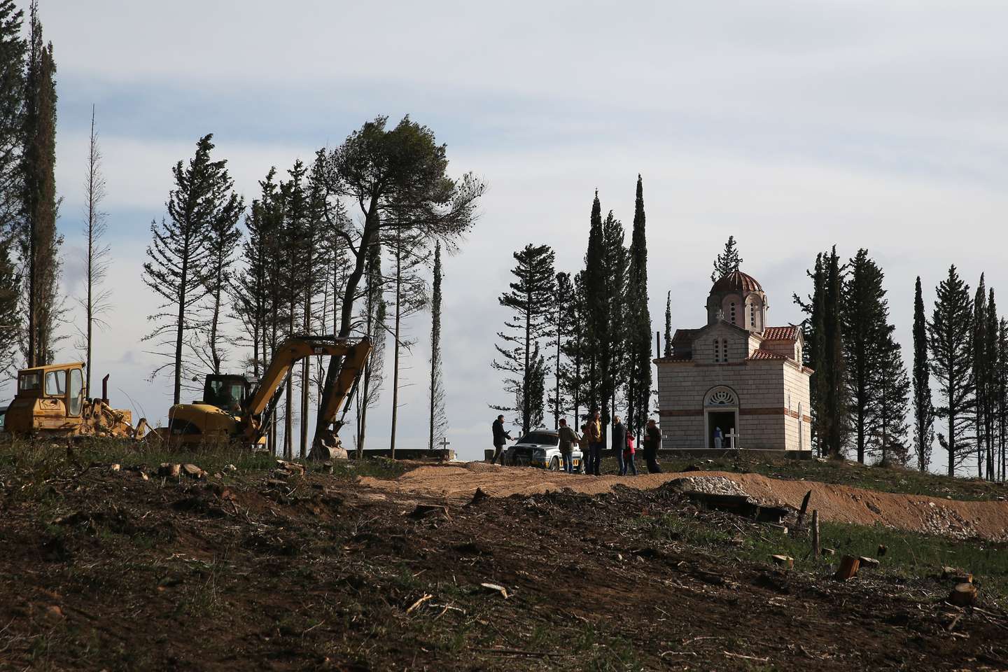 Preparations continue at Tatoi Palace ahead of Constantine II's funeral in Greece