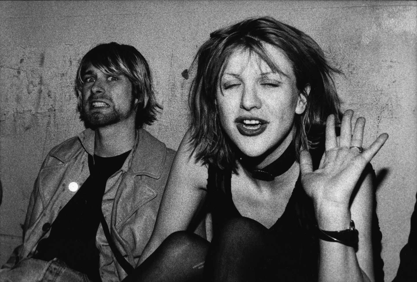 Kurt Cobain And Courtney Love