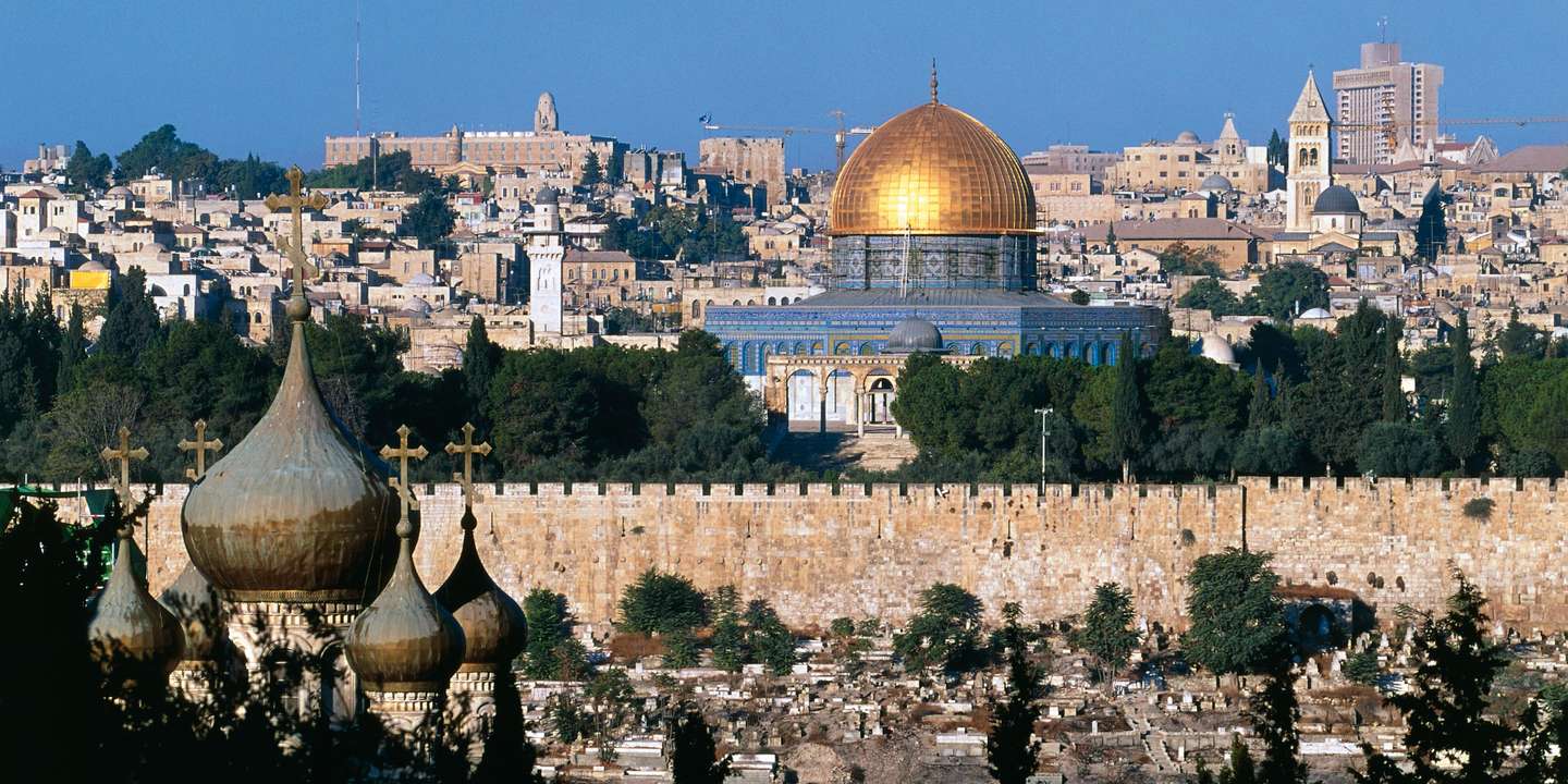 Israel, Jerusalem (Yerushalayim), old town, Temple Mount, Dome of Rock or Mosque of Omar