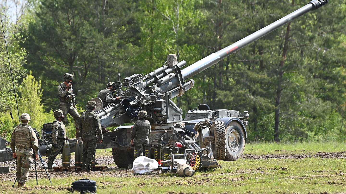 peça de artilharia Howitzers M777