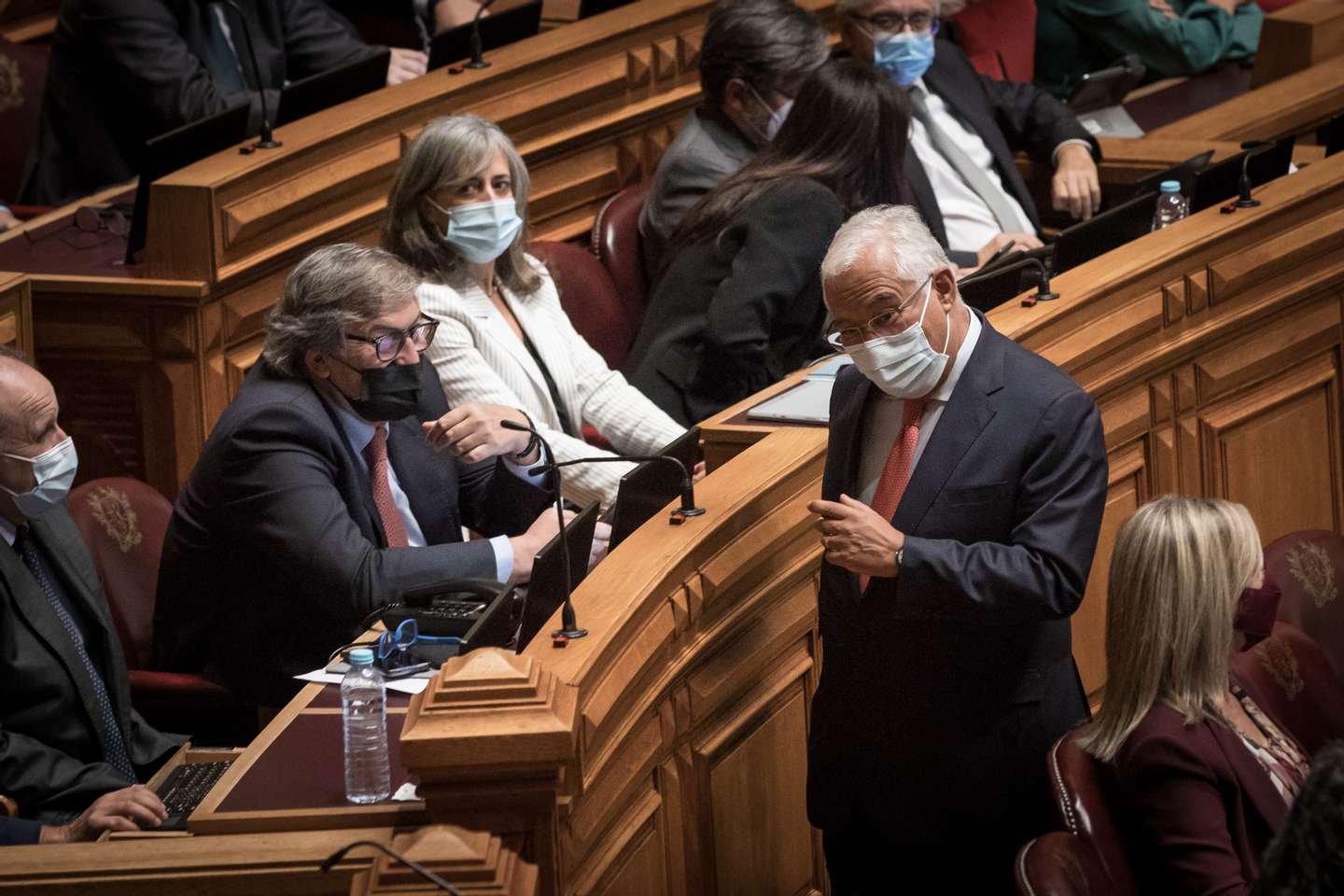 Parlamento: Debate e votação na generalidade ao Orçamento do Estado para 2022, na Assembleia da República. Bloco de Esquerda e PCP votarão contra o orçamento o que provocará a queda do Governo de António Costa e eleições antecipadas. António Costa. Lisboa, 27 de outubro de 2021. JOÃO PORFÍRIO/OBSERVADOR