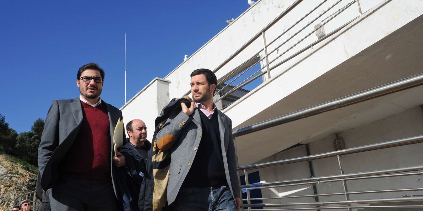 João Oliveira e João Ferreira nas Jornadas parlamentares do PCP em 2014