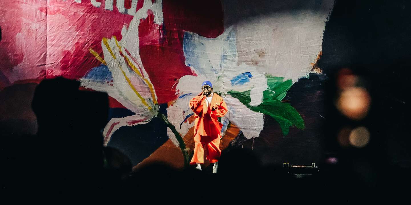Kendrick Lamar fotografado pelo Observador a 8 de junho de 2023 no festival NOS Primavera Sound, no Porto