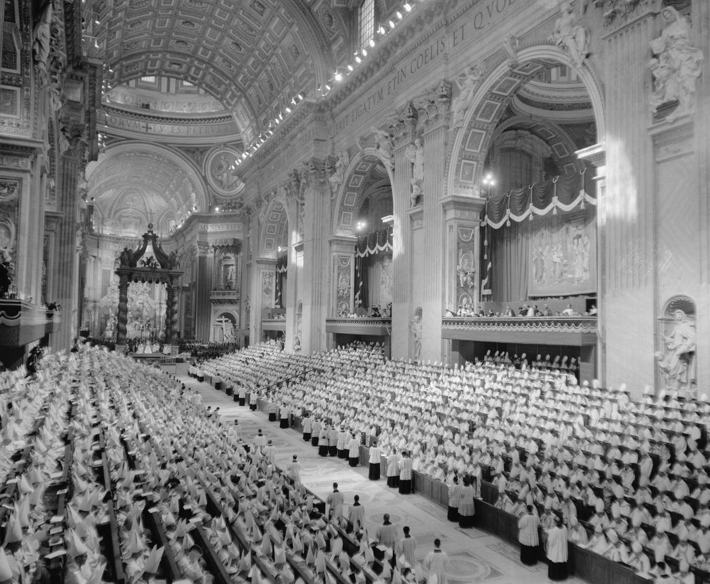 Opening Ecumenical Council at St. Peter's Basilica