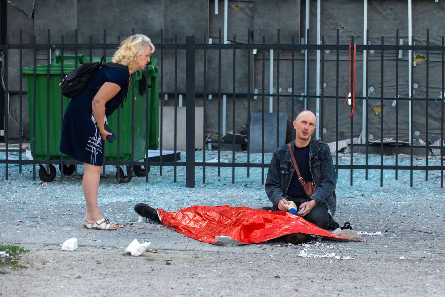 Russian strike kills three people in Kharkiv