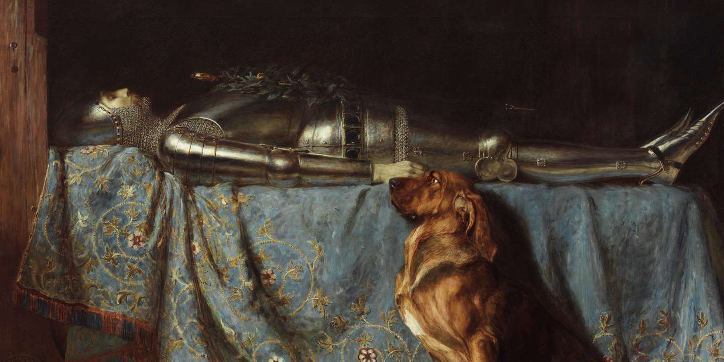 “Requiescat” (1888), por Briton Rivière