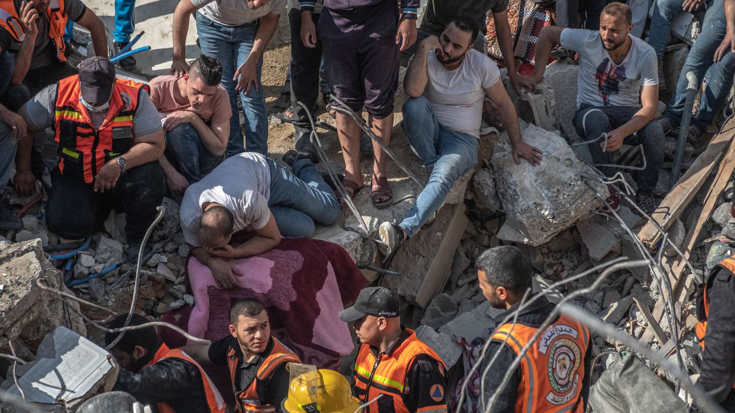Israel Continues Gaza Attacks Amid Rumors Of Ground Offensive