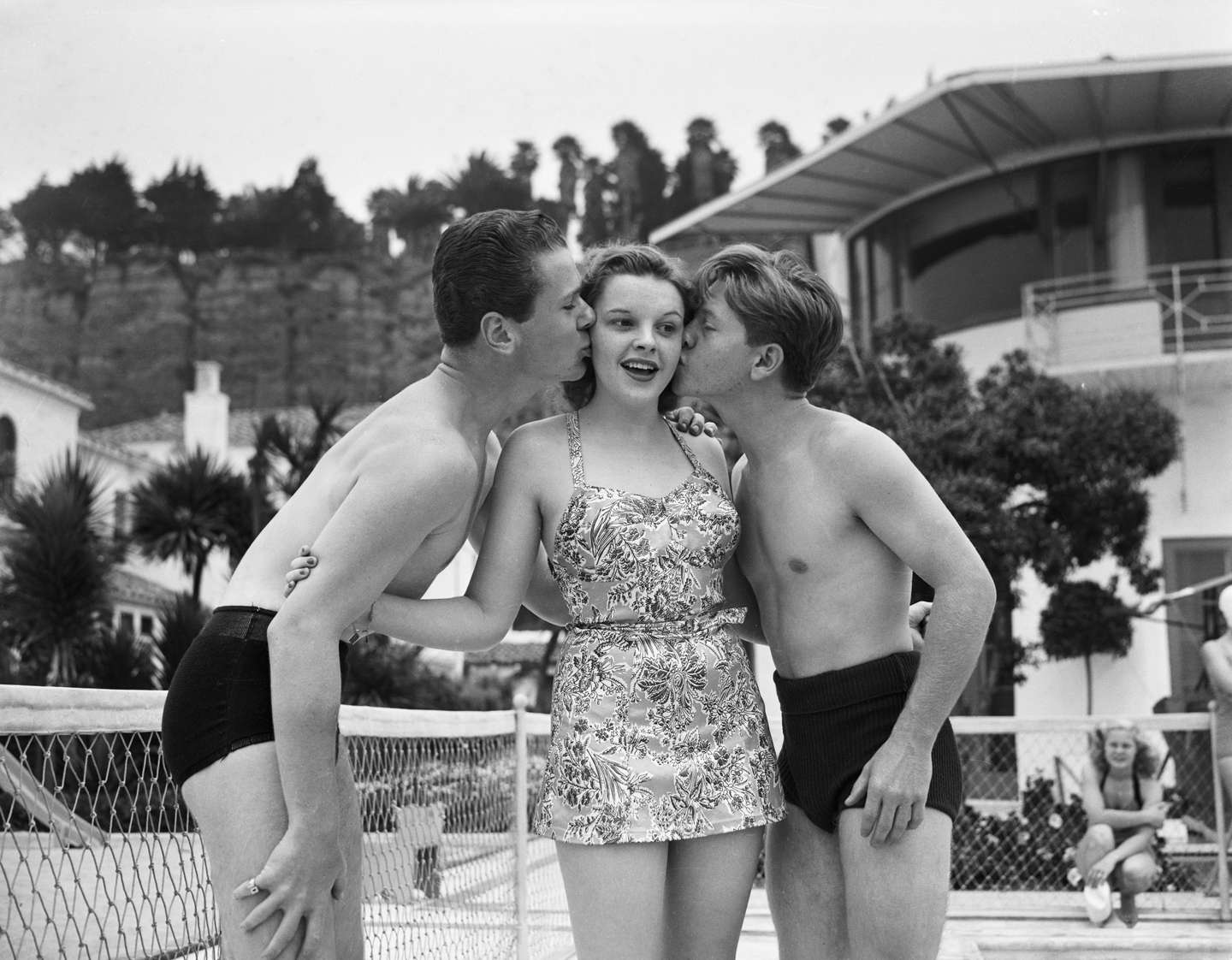 Judy Garland Celebrating Her Birthday with Friends