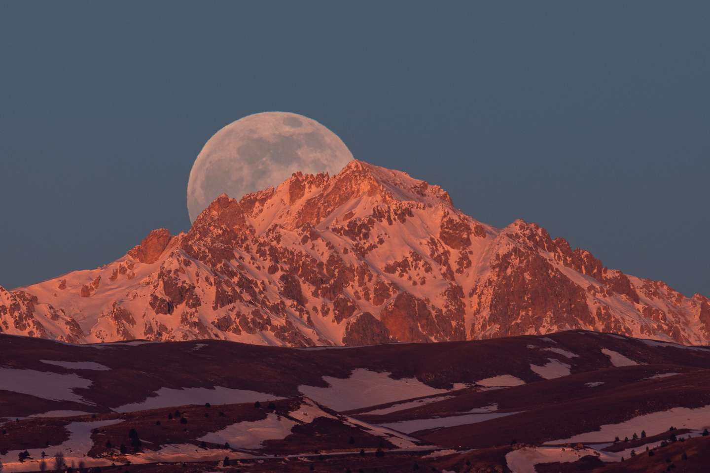 First 2022 Full Moon In Italy
