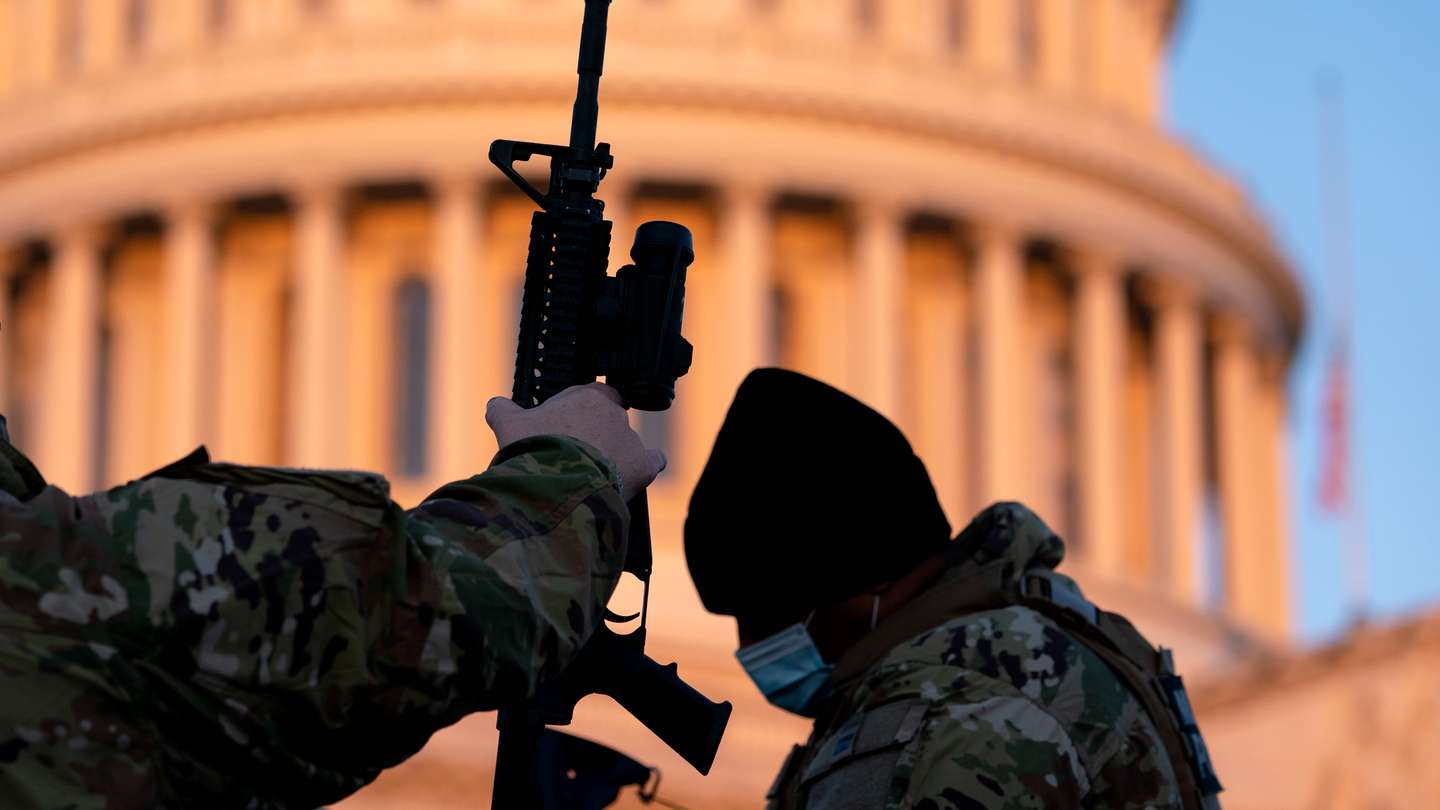 Washington, DC Prepares For Potential Unrest Ahead Of Presidential Inauguration