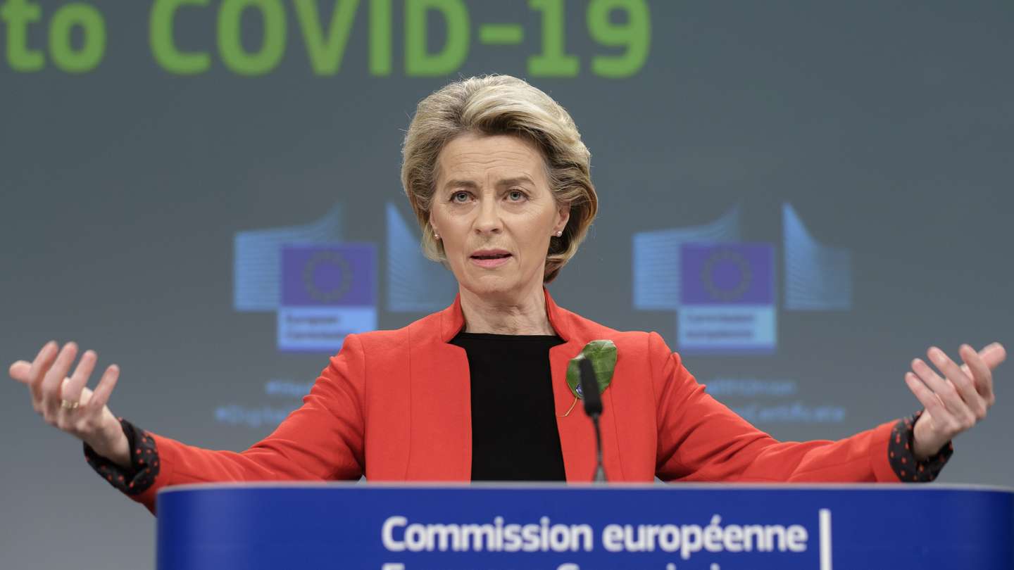 President Ursula von der Leyen Vaccine Passport News Conference