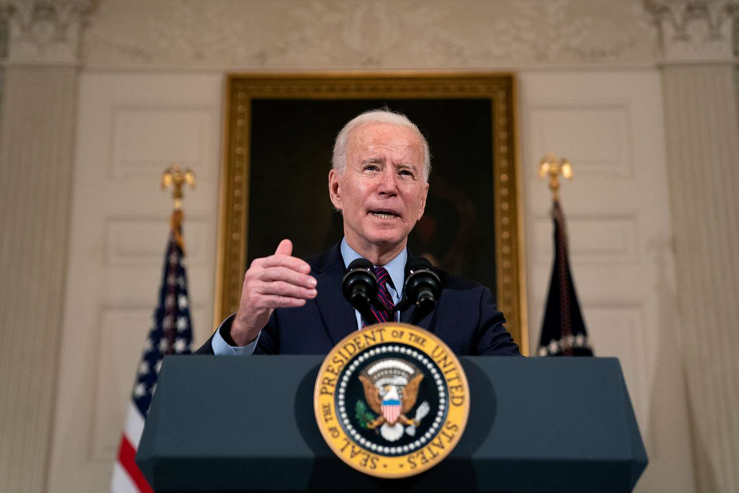 President Biden Delivers Remarks On The Economy And Need For American Rescue Plan
