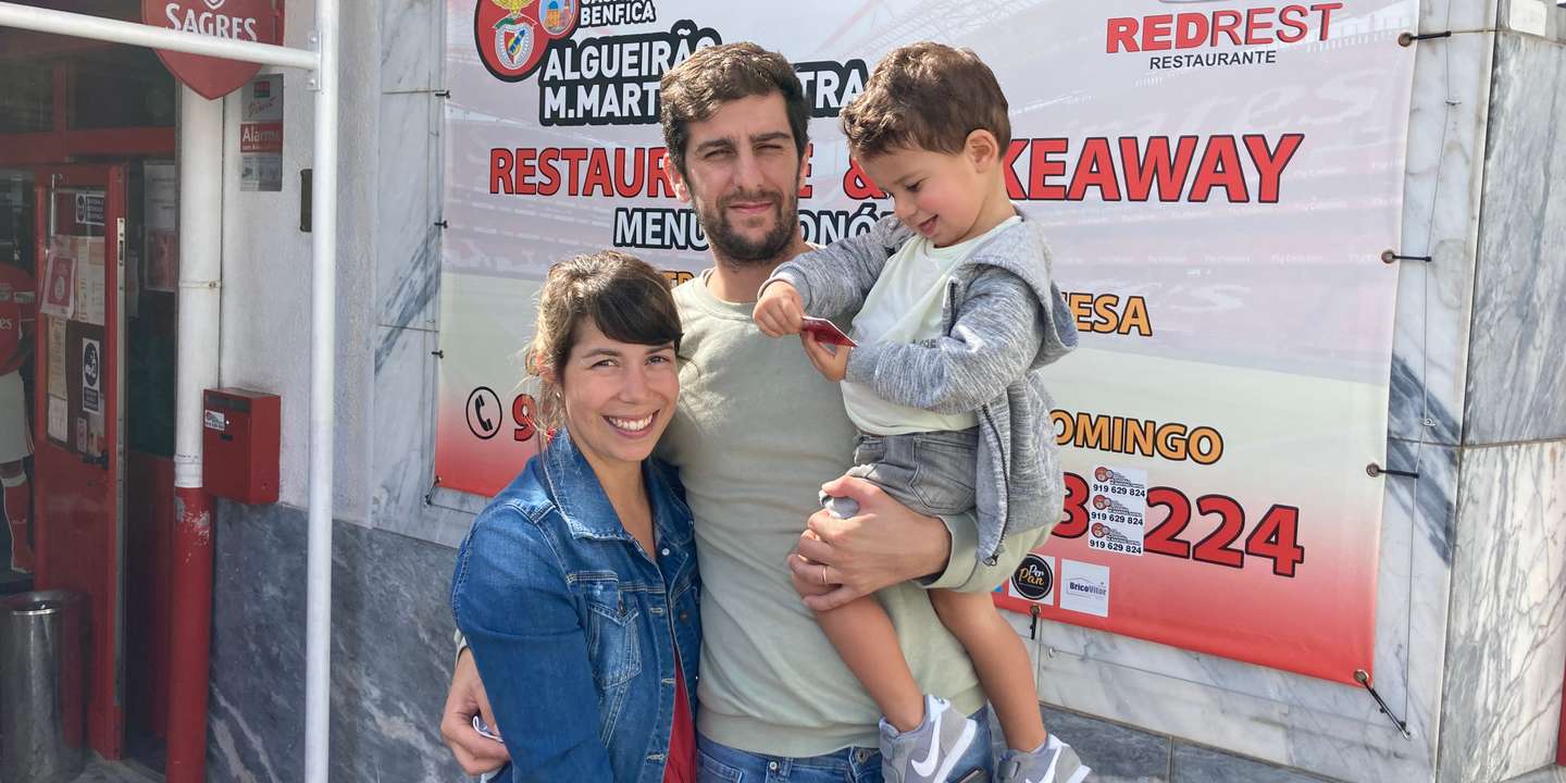 Da família Rebelo só faltou à ida à Casa do Benfica de Algueirão-Mem Martins o pequeno Gonçalo, de dois meses e meio, mas que também é sócio do Benfica