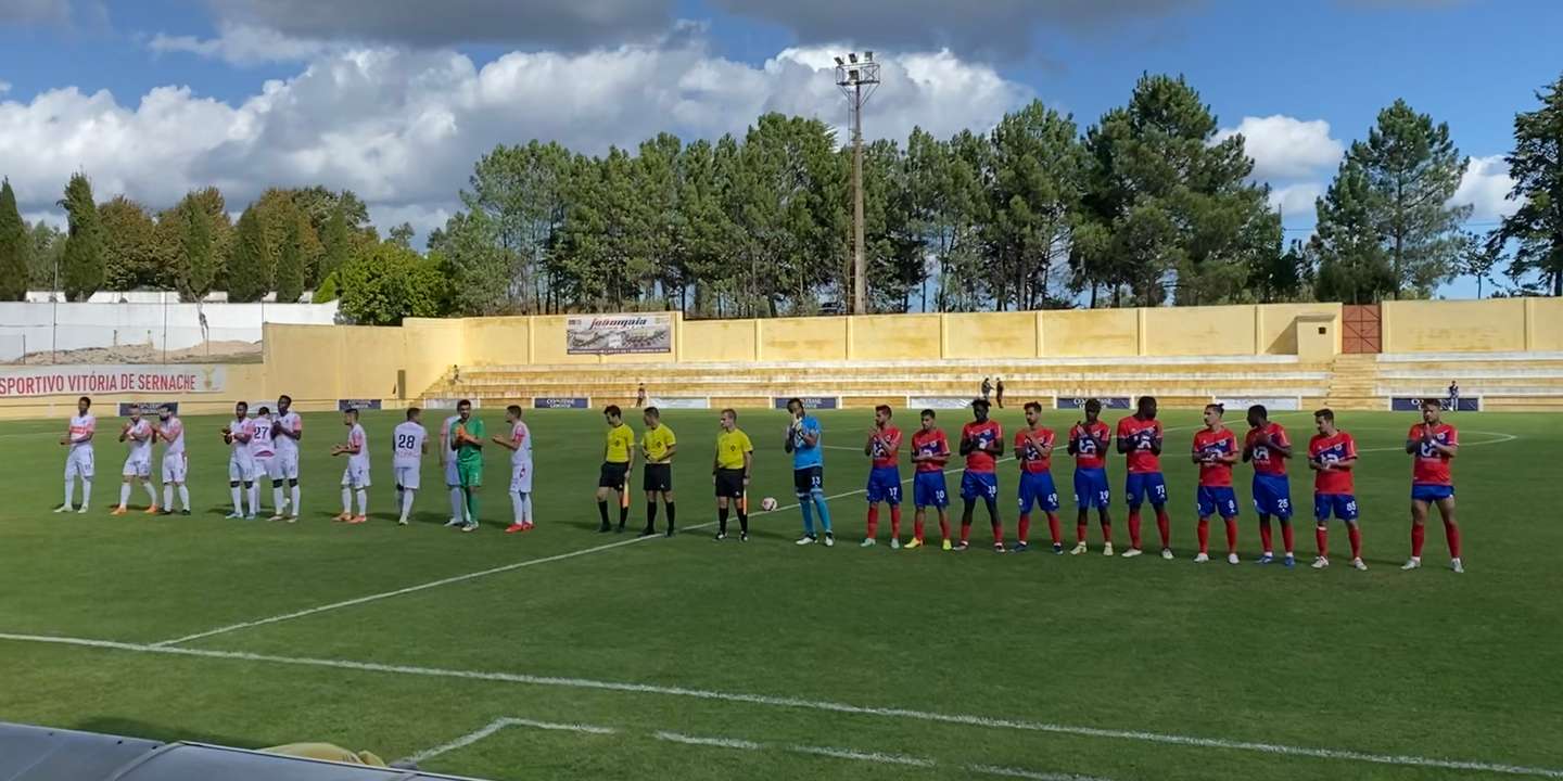 O VItória de Sernache foi derrotado em casa pelo Fontinhas (0-1) e ainda não ganhou em três jornadas