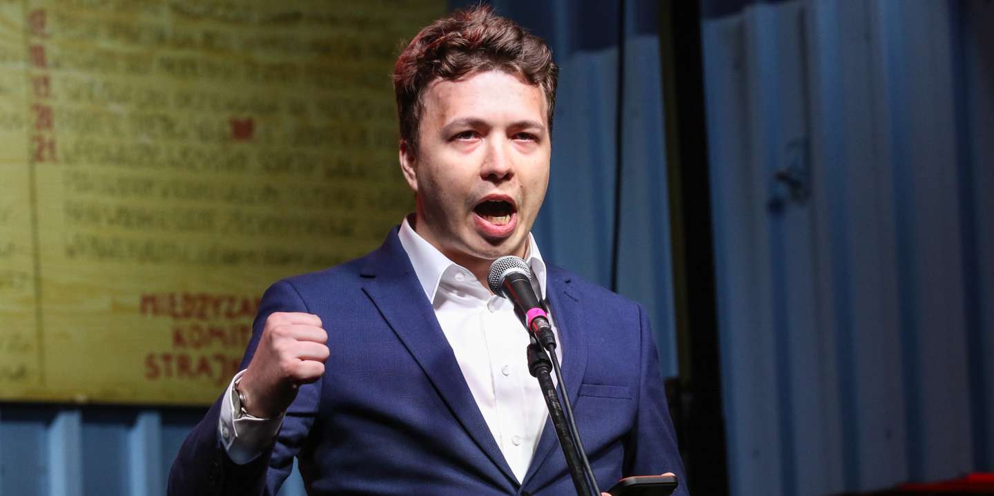 Roman Protasevich Detained Onboard Plane In Belarus