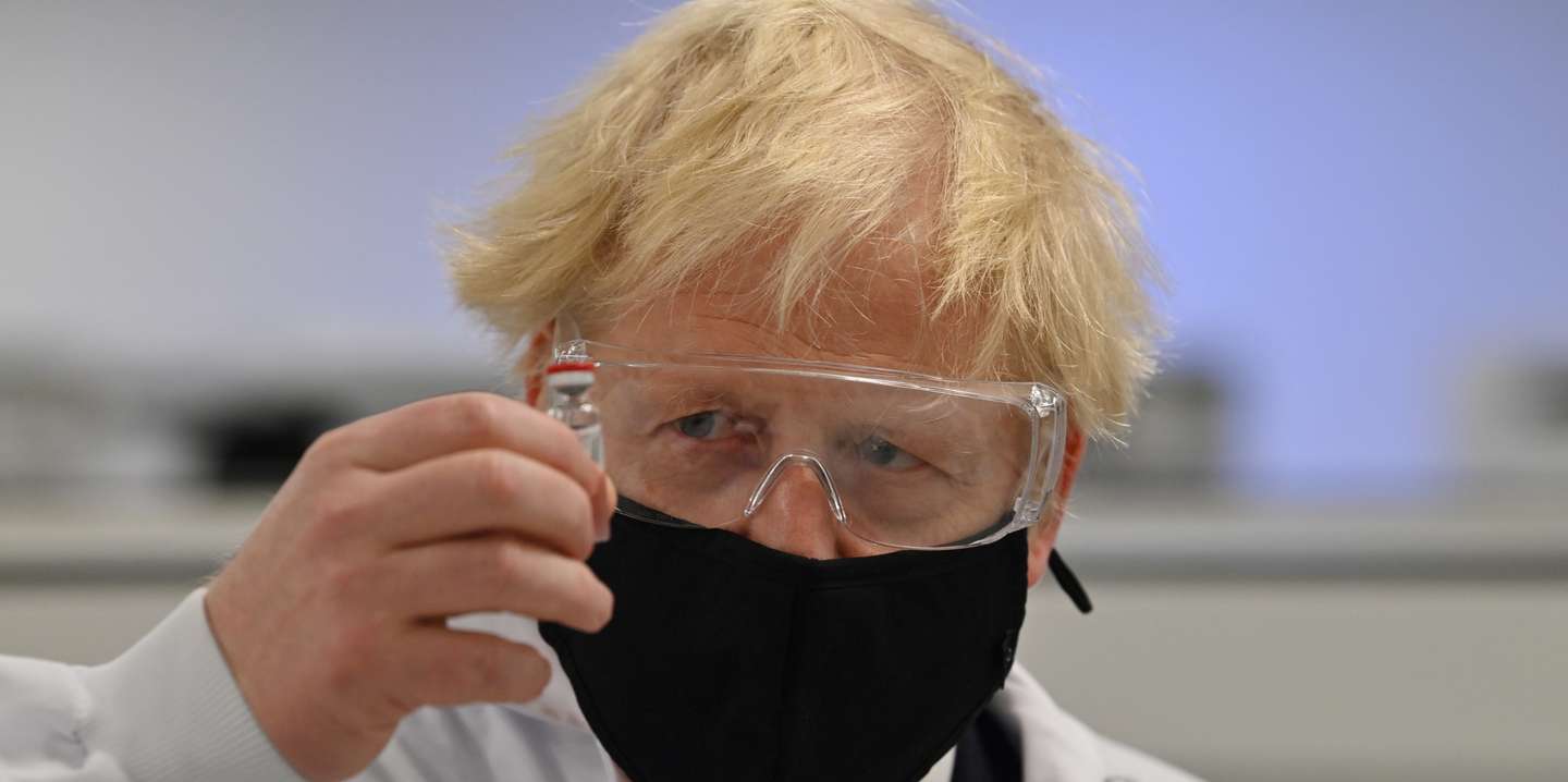 Boris Johnson Visits Laboratory In North Wales