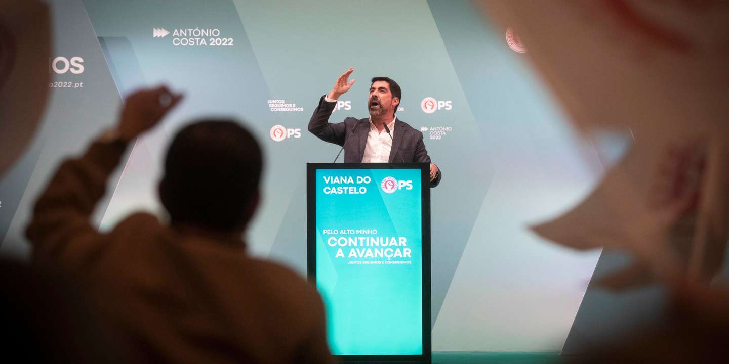 Campanhas para as eleições legislativas de 2022: Comício em Viana do Castelo do candidato pelo Partido Socialista, António Costa, secretário-geral do PS e candidato a primeiro-ministro. As eleições legislativas realizam-se no próximo dia 30 de janeiro de 2022. Viana do Castelo, 23 de janeiro de 2022. JOÃO PORFÍRIO/OBSERVADOR