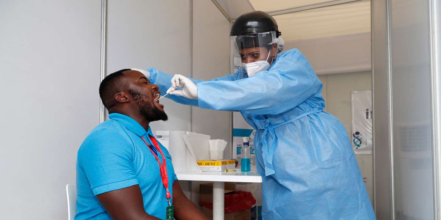 Teste PCR na África do Sul