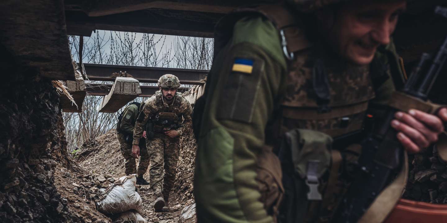 Ukrainian frontline in Donbass