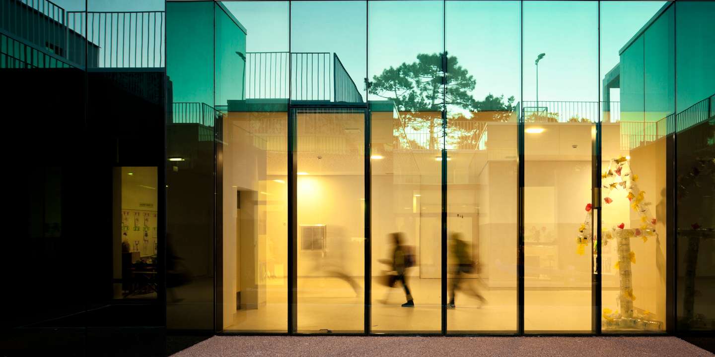 Center School S.Miguel de Nevogilde, Oporto, Portugal. Architect: AVA Architects, 2012.