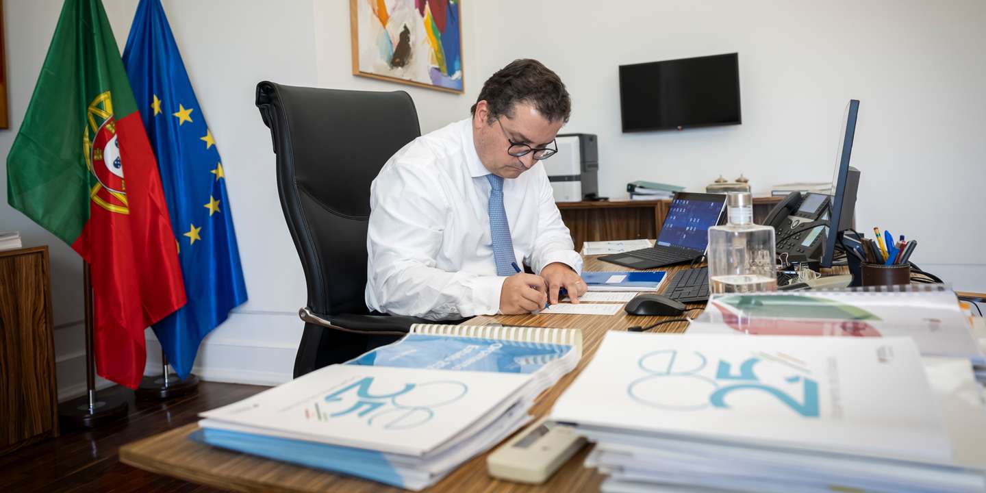 Joaquim Miranda Sarmento apresentou o seu primeiro Orçamento do Estado.