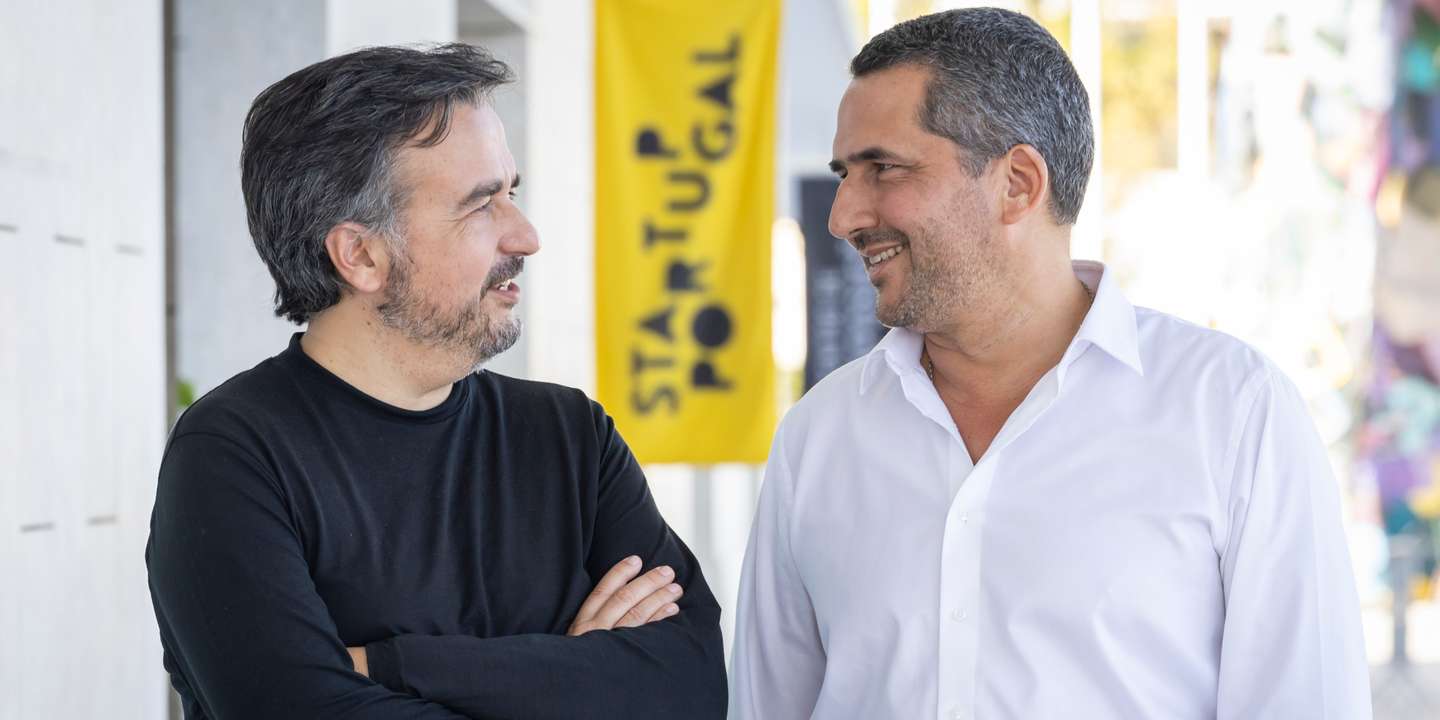 Alexandre Santos (à esq.) e Miguel Aguiar assumiram a liderança da Startup Portugal em setembro