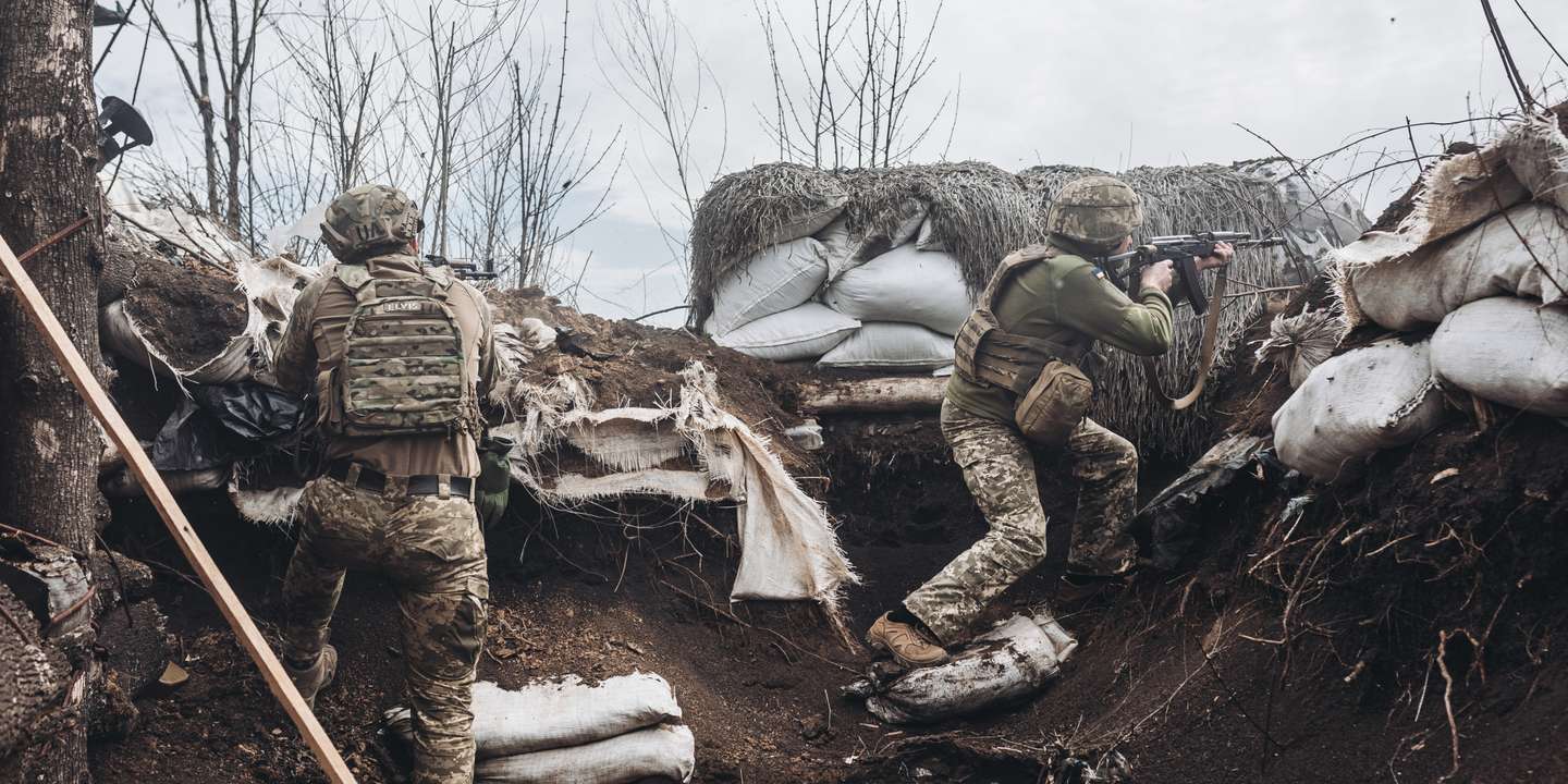 Ukrainian frontline in Donbass
