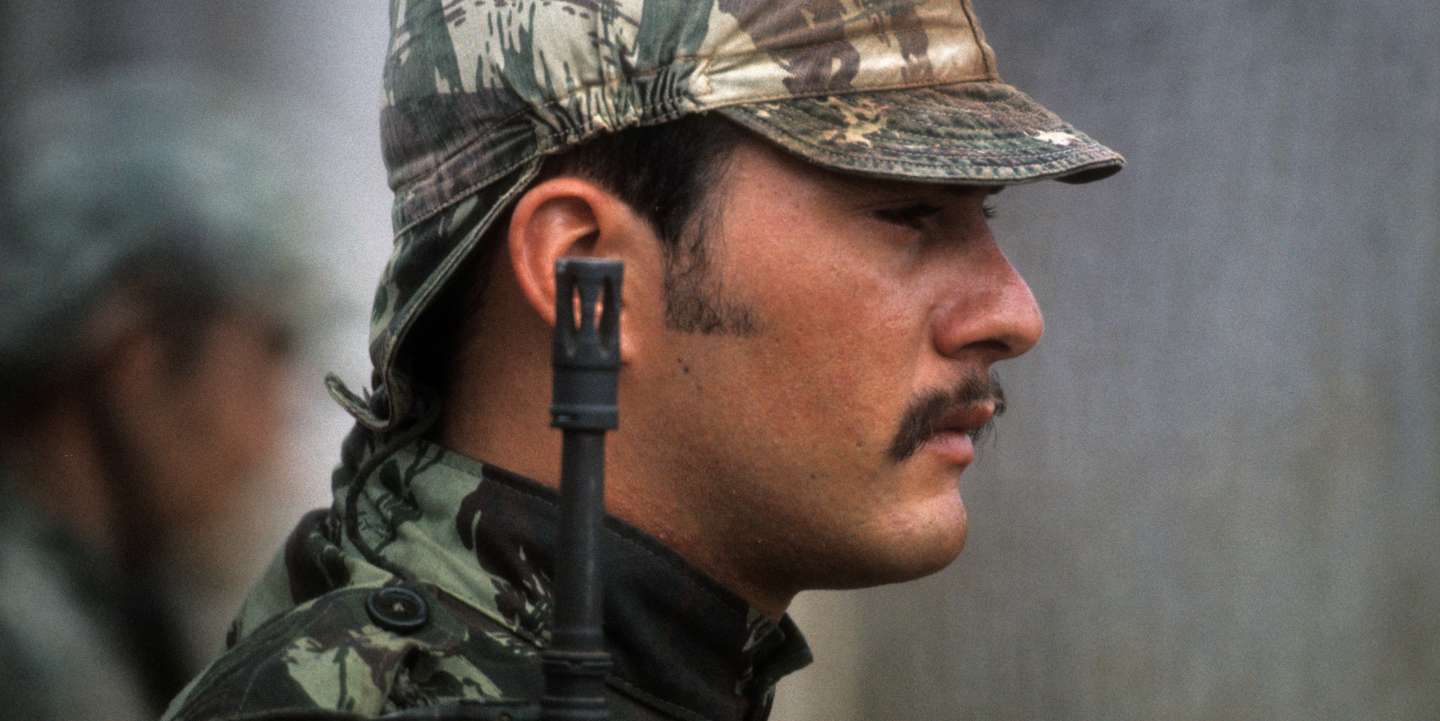 Portuguese Soldier At Attention