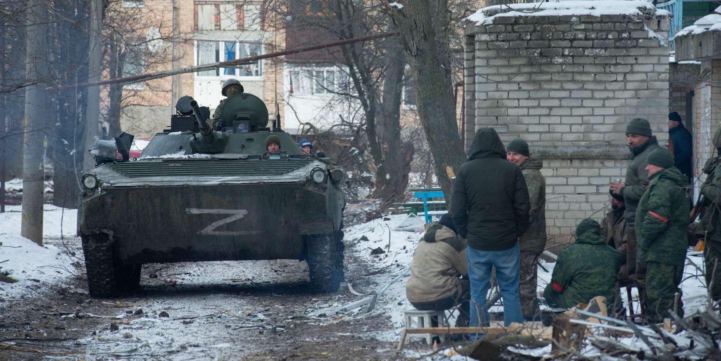 Civilians await evacuation and humanitarian aid in Donetsk