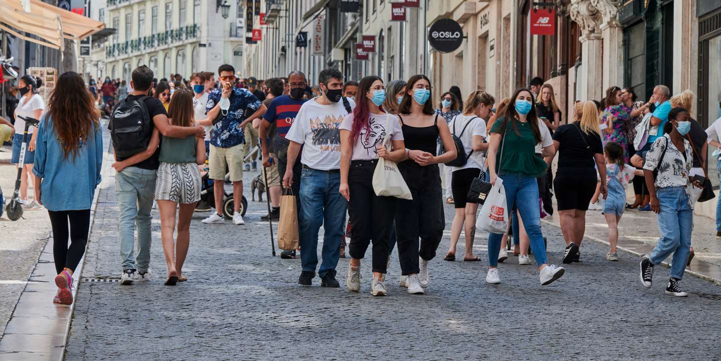 Pandemia na rua do Carmo