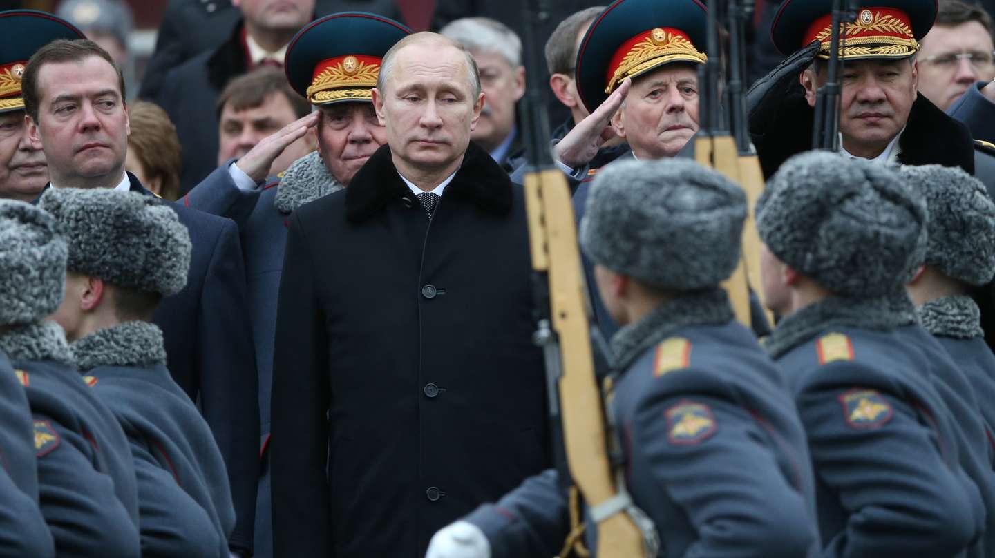 Putin Marks Defender Of The Motherland Day In Moscow