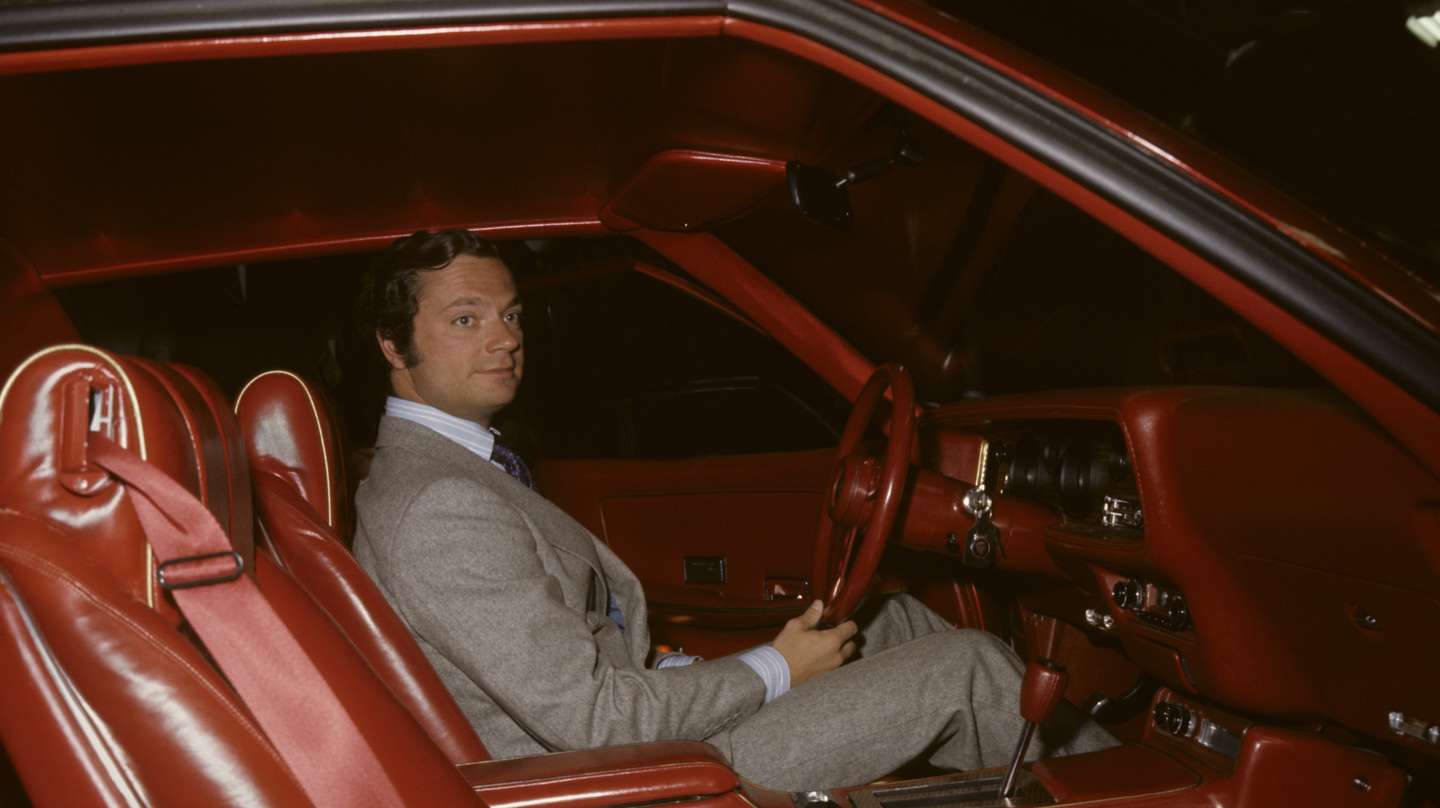 King Carl XVI Gustaf Inside A Ford Car