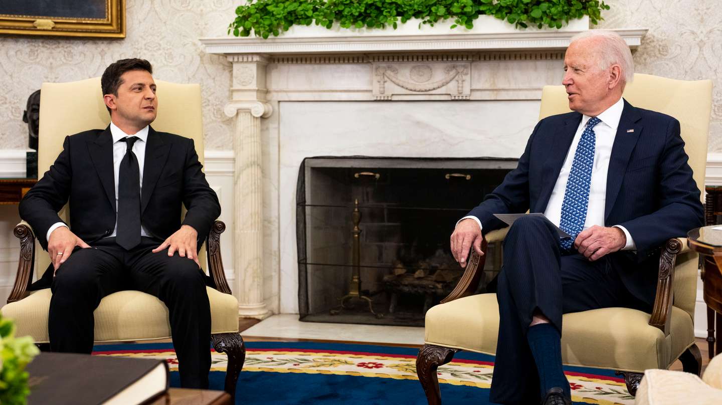 President Biden Welcomes Ukrainian President Zelensky To The White House