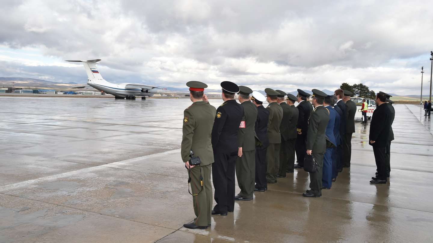 Body of Russian pilot flown to Russia from Turkey