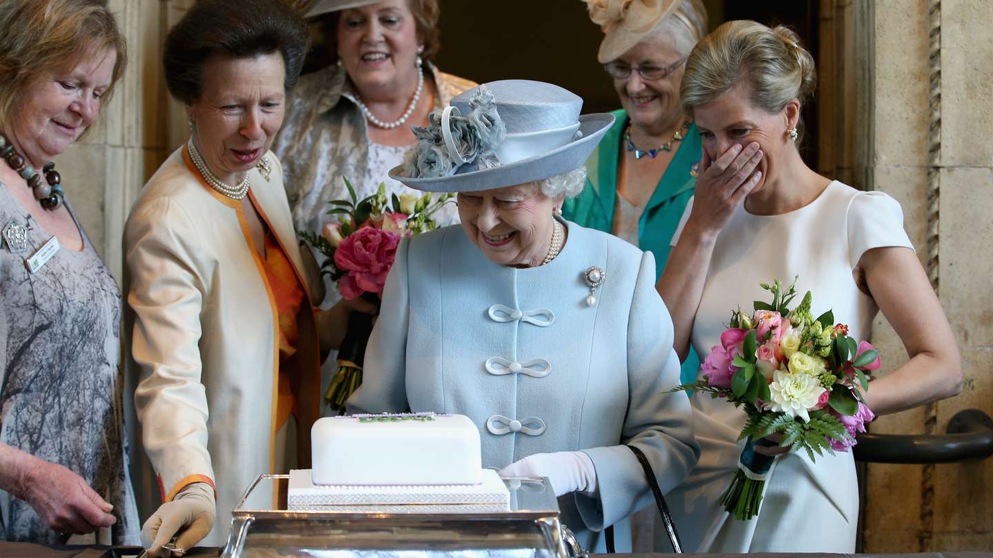 Queen Elizabeth II Attends Centenary Annual Meeting Of The National Federation Of Women's Institute