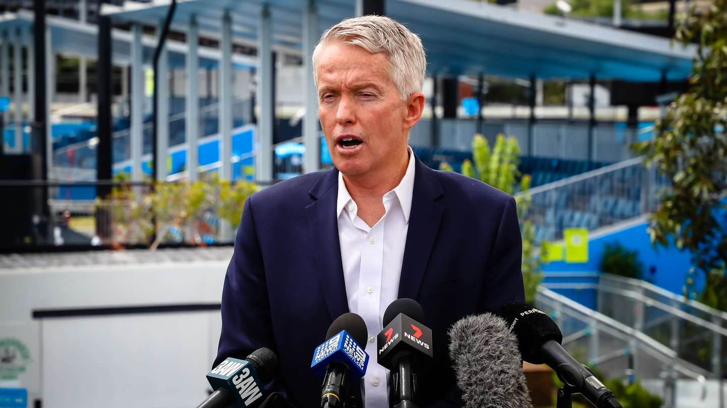 TENNIS AUSTRALIAN OPEN SUMMER SERIES PLAY SUSPENDED