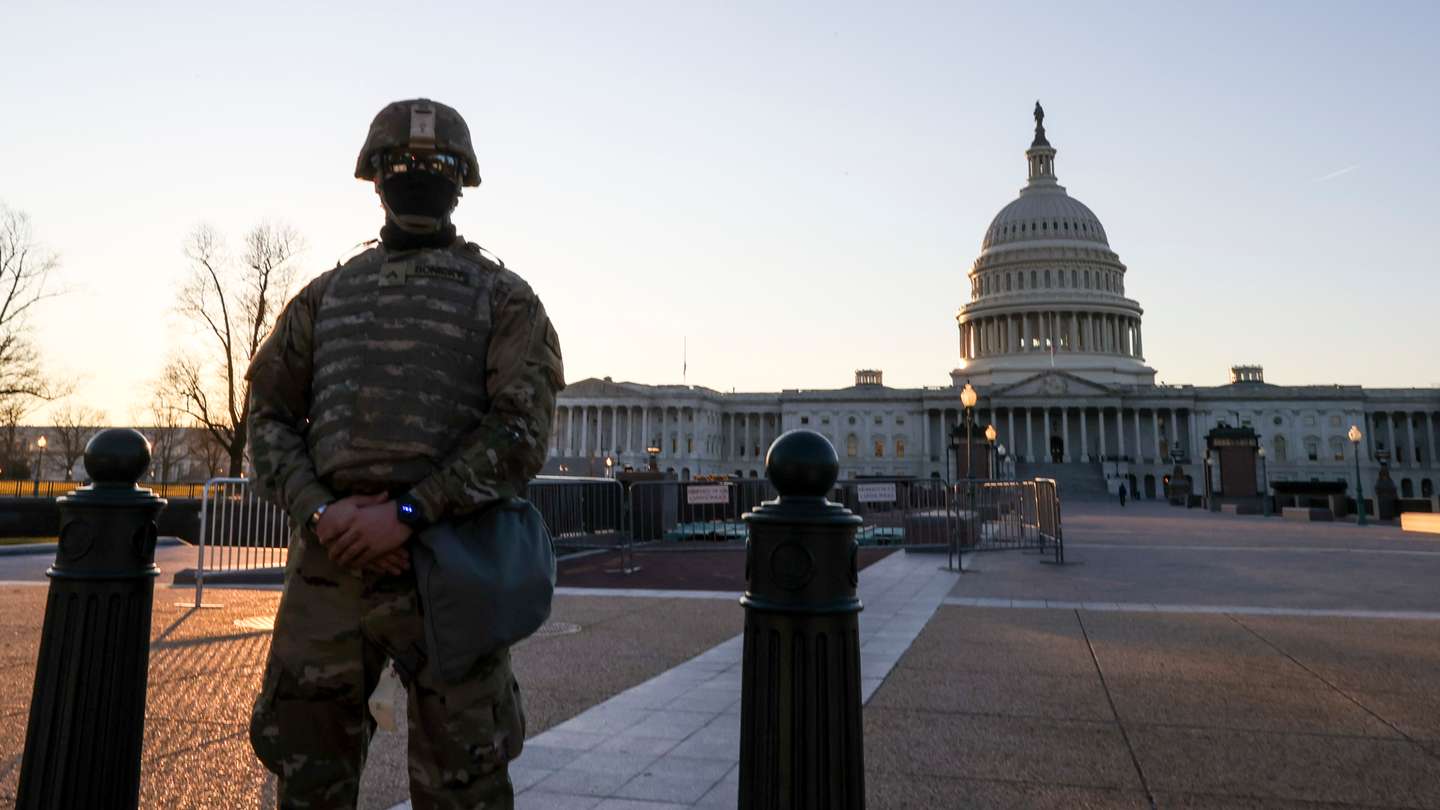 Washington, DC Prepares For Potential Unrest Ahead Of Presidential Inauguration