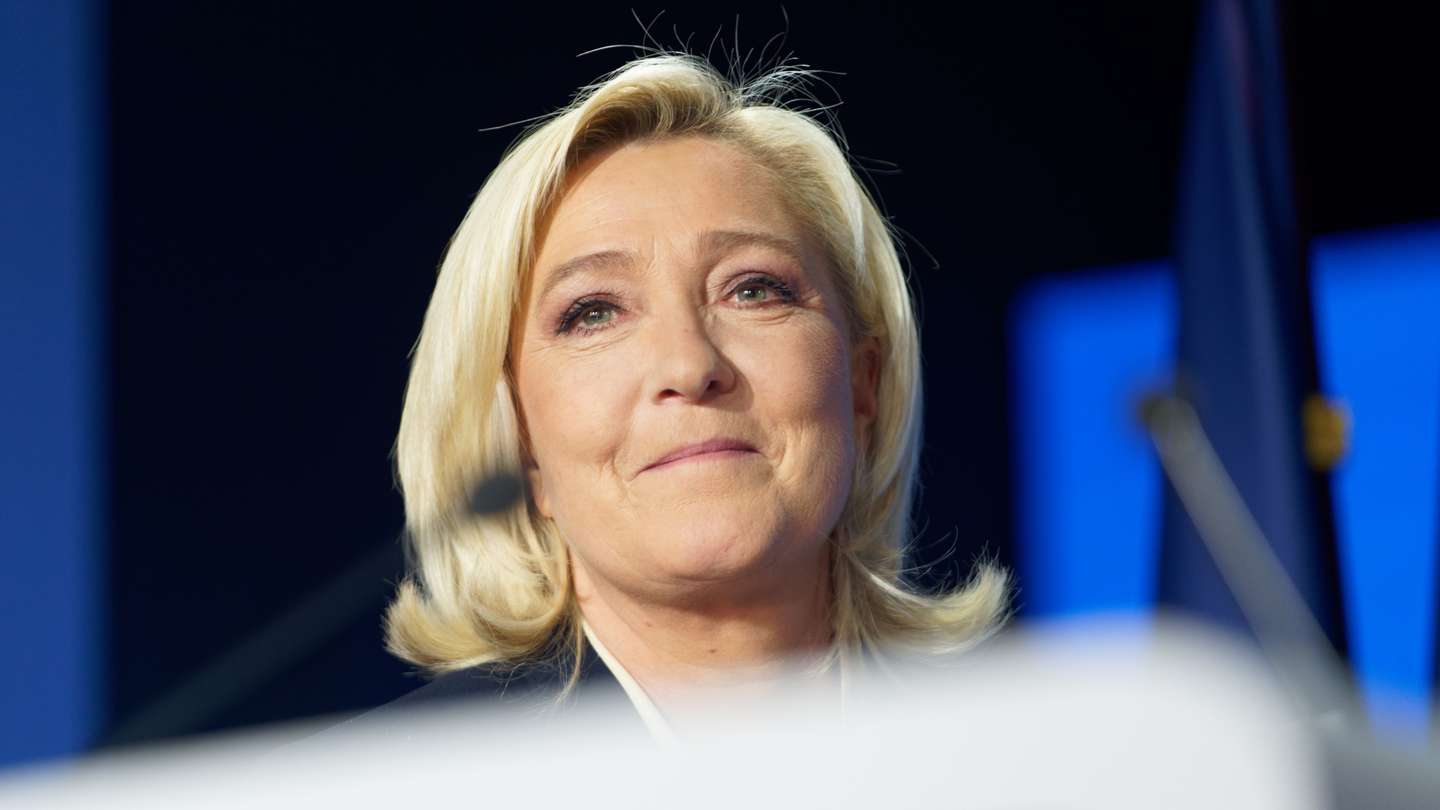 Election Night With Marine Le Pen's Rassemblement Nationale Party For France's 2022 Presidential Race Results