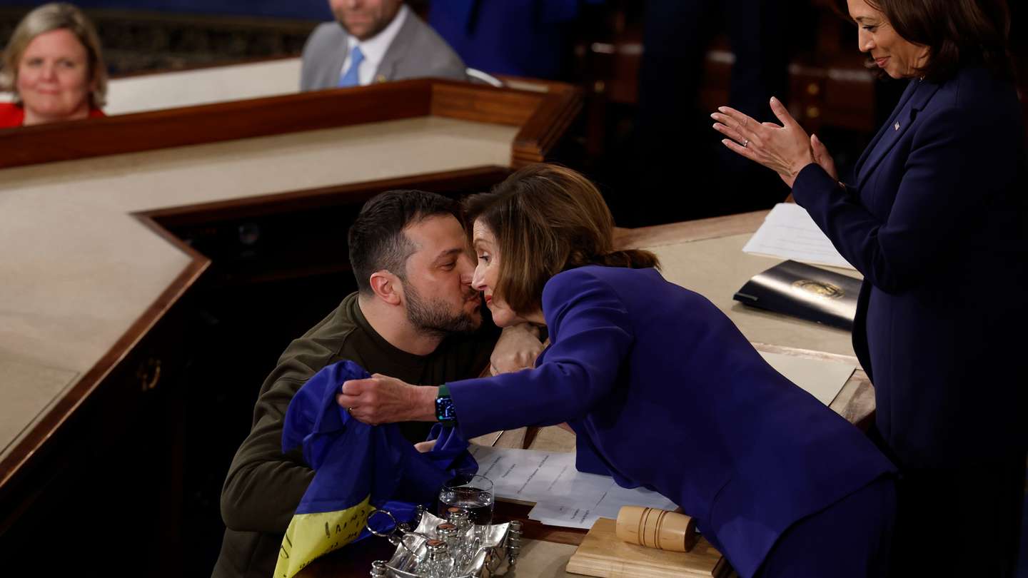 President Of Ukraine Volodymyr Zelensky Addresses Congress