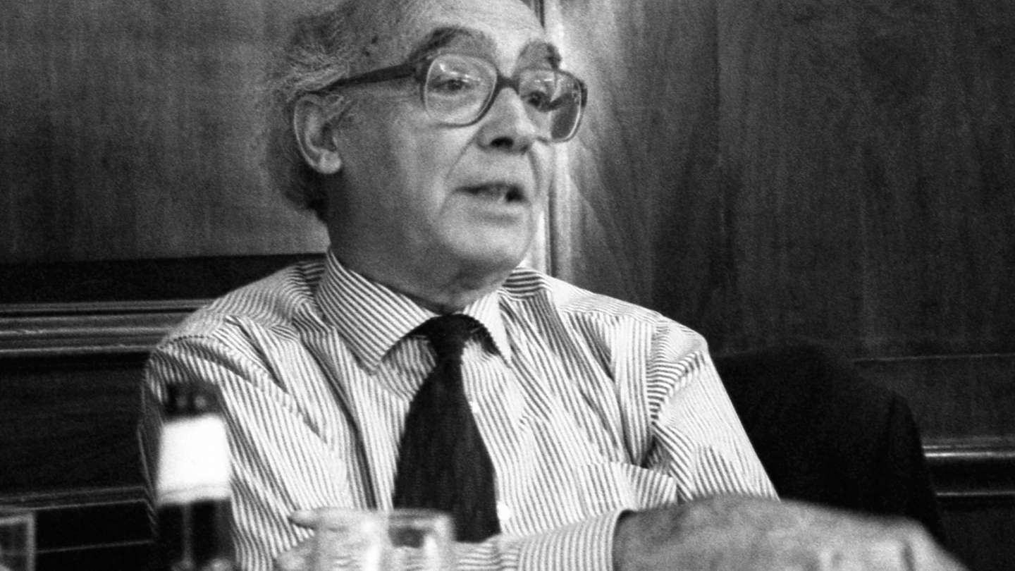 Jose Saramago At Restaurant