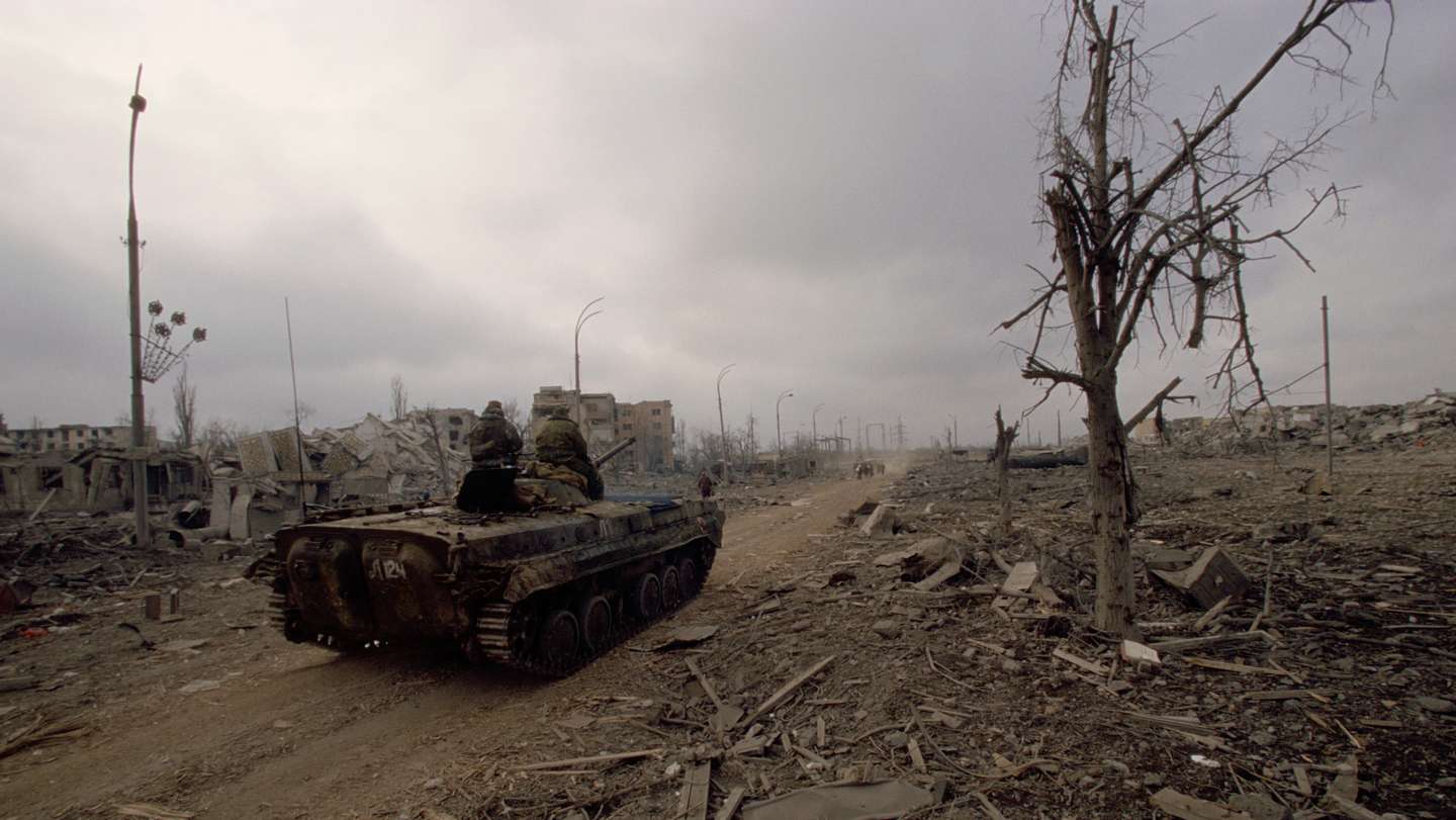 Grozny After its Capture by the Russian Army