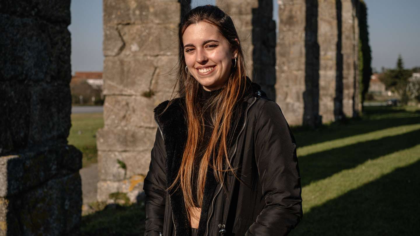 Francisca Melo, ex-abstencionista. Vila do Conde, 24 de Janeiro de 2022 IGOR MARTINS / OBSERVADOR