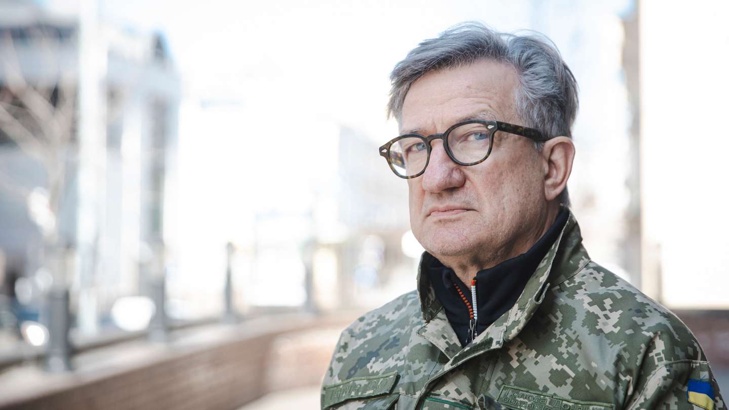 Entrevista ao deputado Serhiy Taruta e milionário ucraniano. A Rússia, a mando do seu presidente, Vladimir Putin, invadiu a Ucrânia no passado dia 24 de fevereiro de 2022. Kiev, Ucrânia, 18 de março de 2022. JOÃO PORFÍRIO/OBSERVADOR