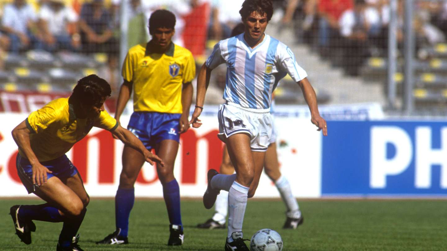 Soccer - FIFA World Cup Italia 90 - Second Round - Argentina v Brazil - Stadio Delle Alpi