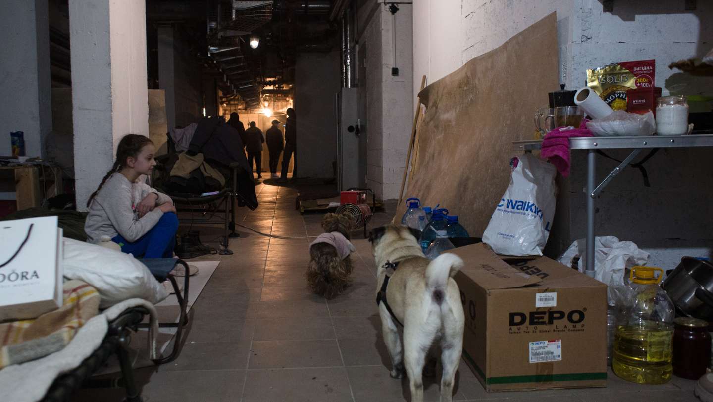 Russian Air Strikes Hit Shopping Mall In Kyiv